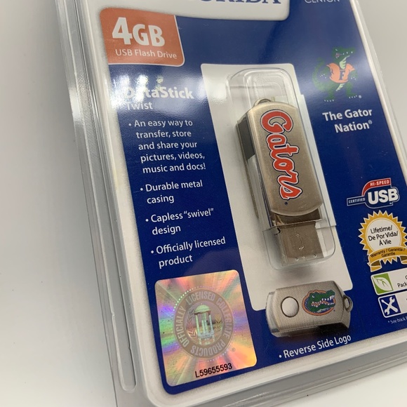 Centon University of Florida UF Gators 4 GB USB Flash Drive DataStick SEALED! - Picture 4 of 6